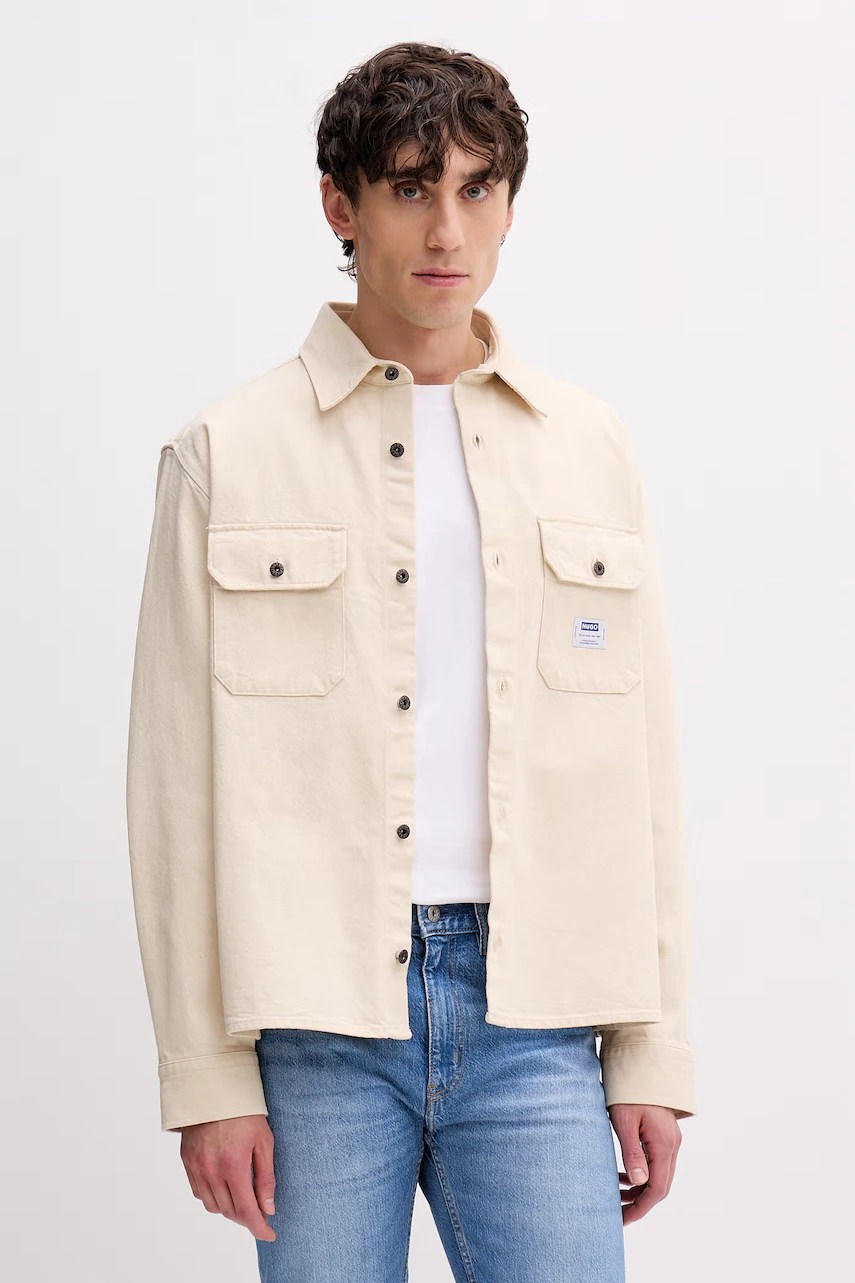 Cămașă HUGO blue pentru bărbați, din denim Ekynone Cămașă HUGO blue pentru bărbați, din denim Ekynone