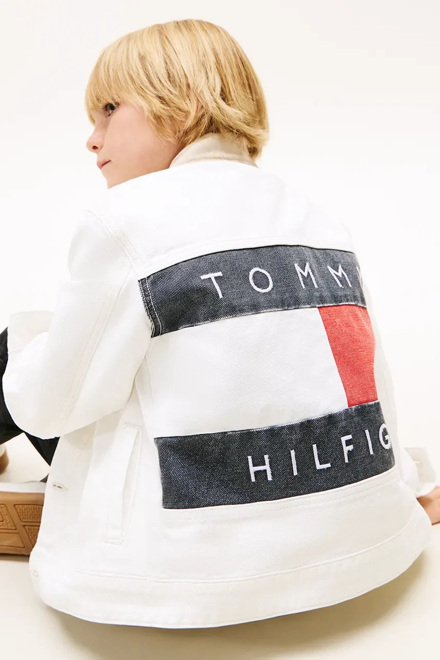 Geacă de blugi tommy hilfiger pentru copii Geacă de blugi tommy hilfiger pentru copii