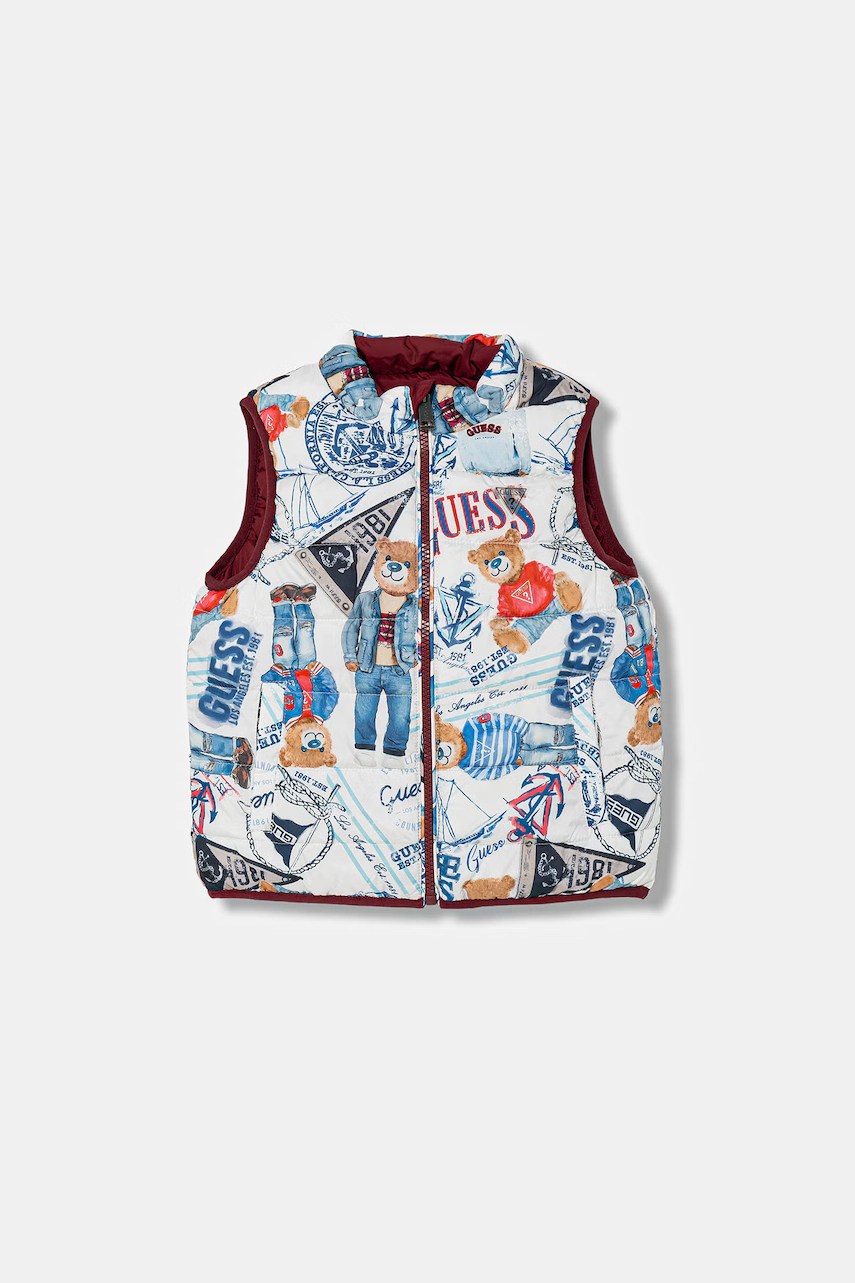 Vestă guess cu două fețe pentru copii Vestă guess cu două fețe pentru copii