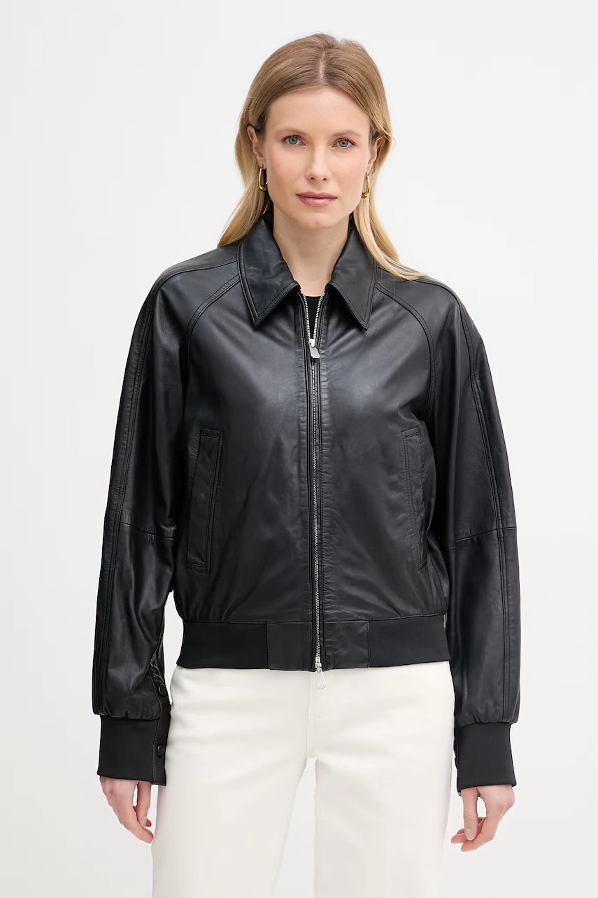 Pinko jachetă scurtă de femei din piele Pinko jachetă scurtă de femei din piele