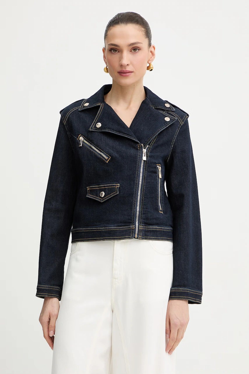 Geacă biker din denim pentru femei morgan Geacă biker din denim pentru femei morgan