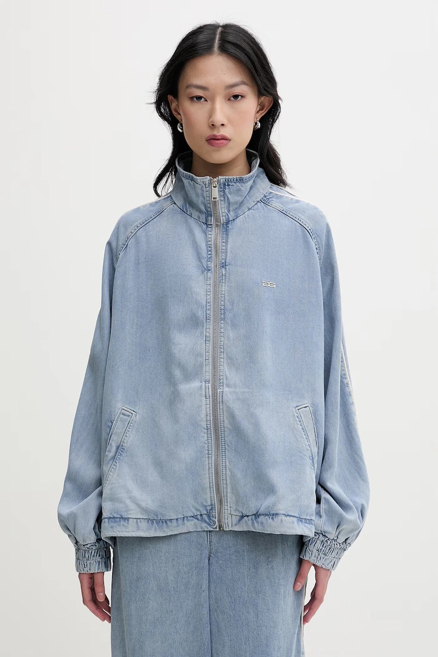 Geacă de blugi gestuz pentru femei, din lyocell Geacă de blugi gestuz pentru femei, din lyocell