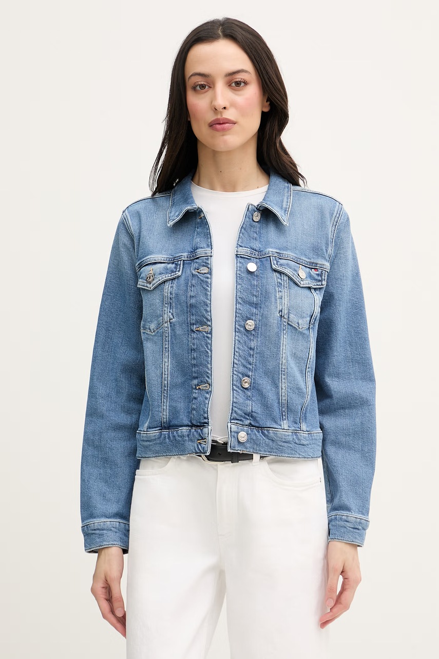 Jachetă din denim pentru femei tommy hilfiger Jachetă din denim pentru femei tommy hilfiger