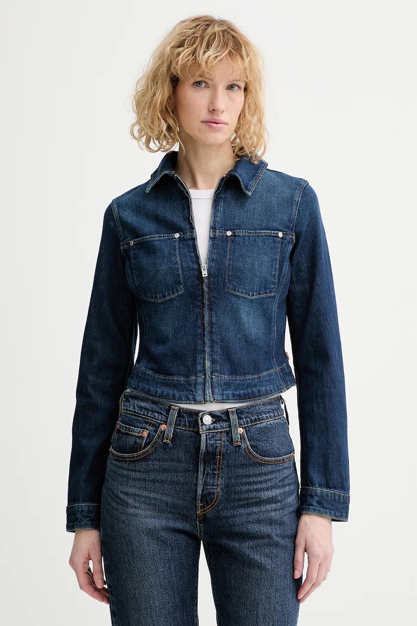 Levi’s geacă jeans Y2K STRETCH FITTED Levi’s geacă jeans Y2K STRETCH FITTED