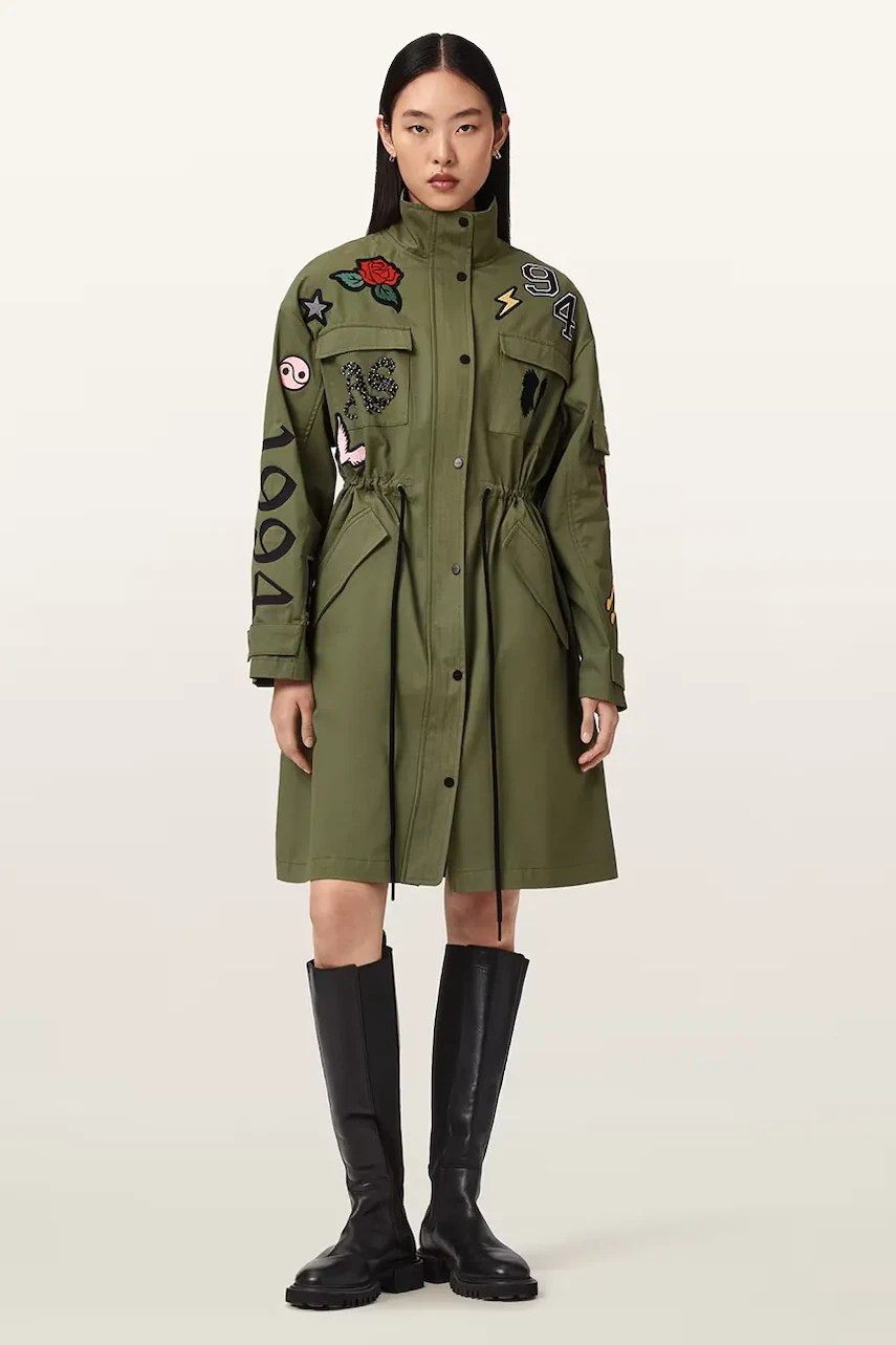 Parka din bumbac de la AllSaints, model ARIAA Parka din bumbac de la AllSaints, model ARIAA