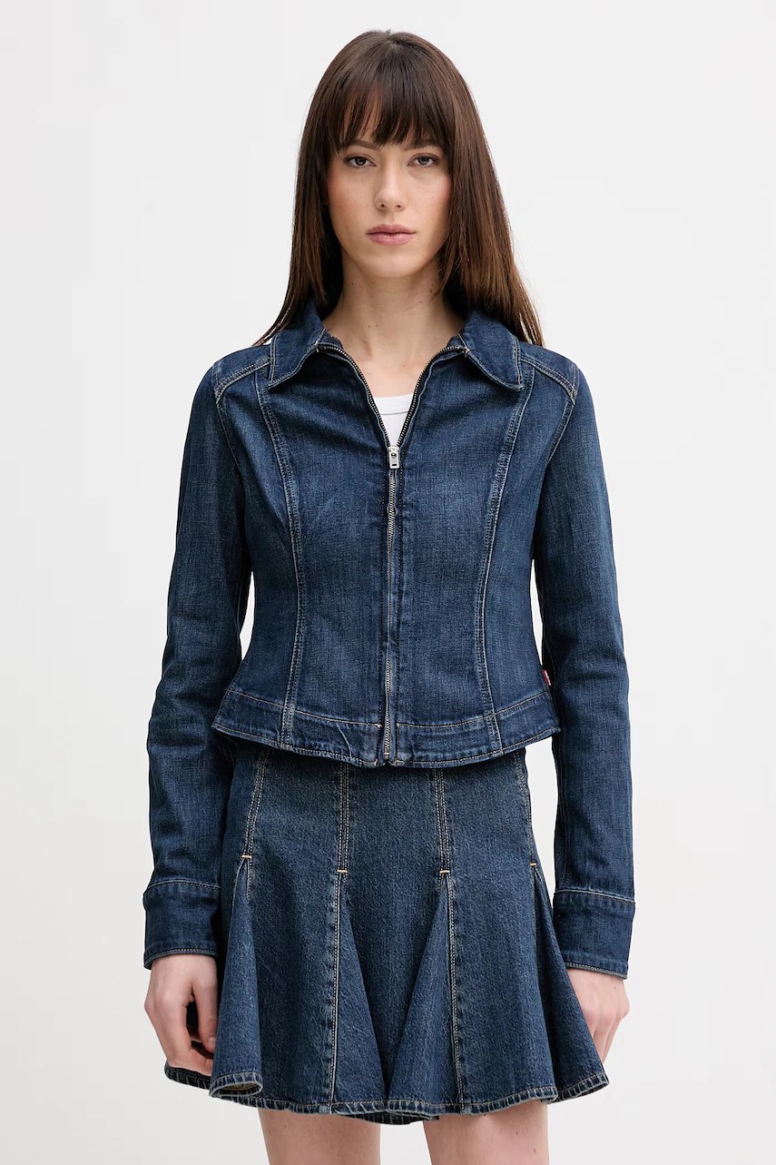 Levi’s geacă jeans FITTED STRETCH Levi’s geacă jeans FITTED STRETCH