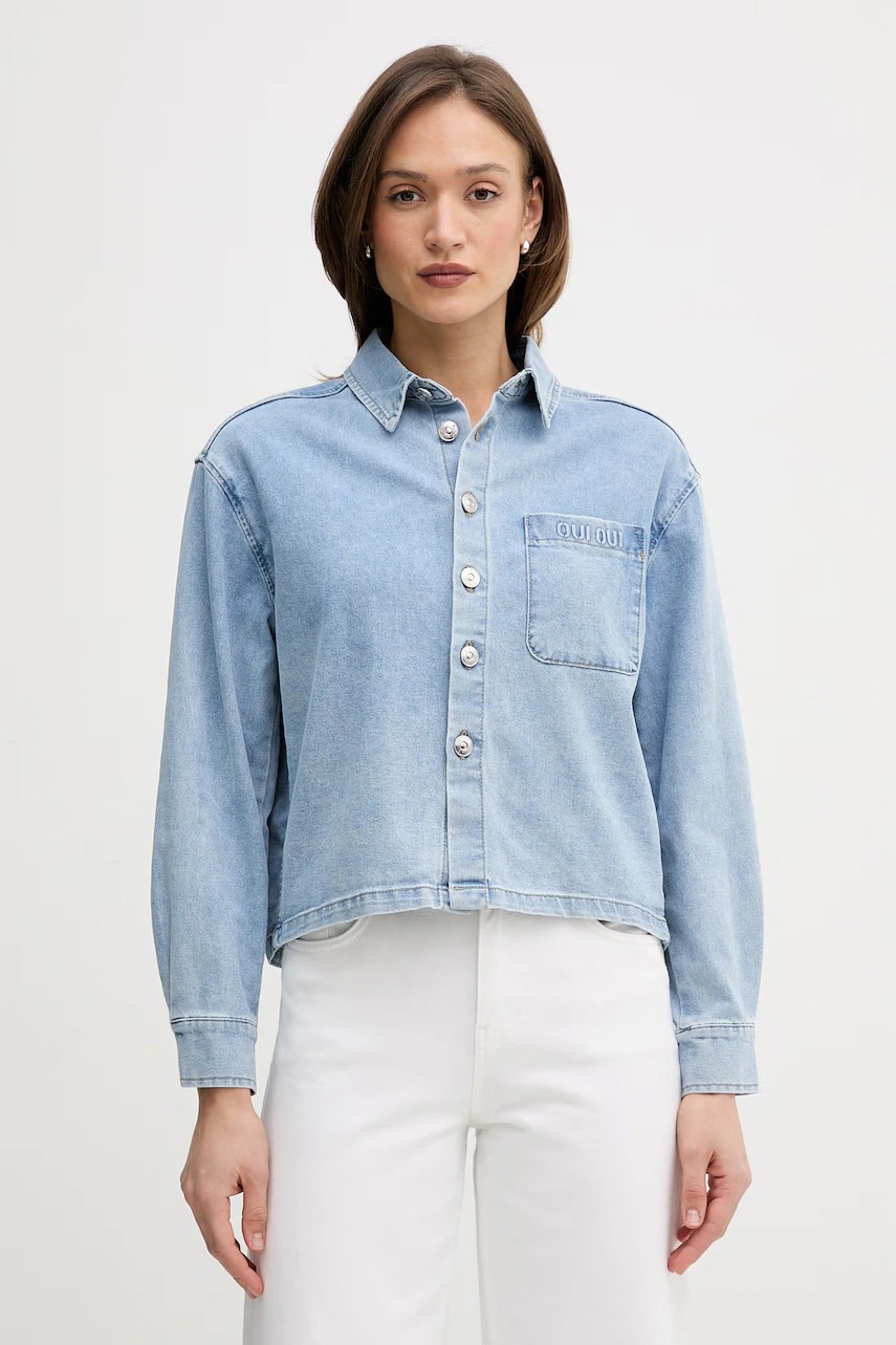 Cămașă OUI pentru femei din denim Cămașă OUI pentru femei din denim