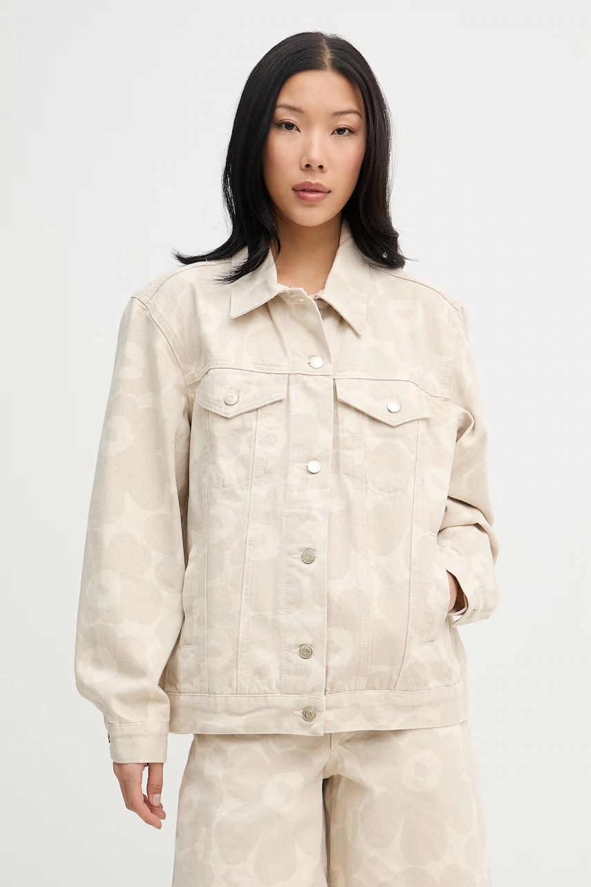 Jachetă din denim marimekko pentru femei Jachetă din denim marimekko pentru femei