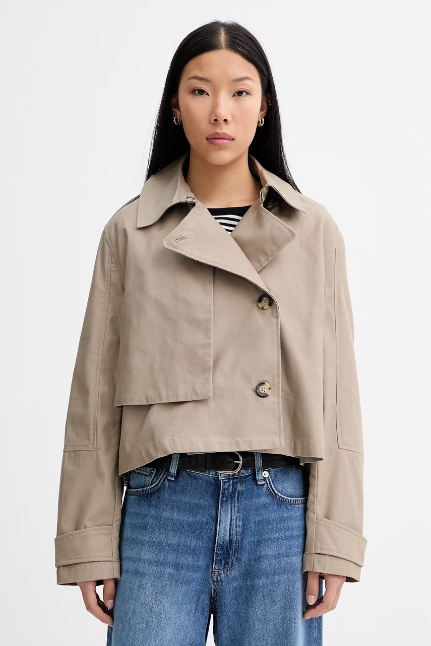 Trenci scurt pentru femei, din bumbac Jamie de la rag & bone Trenci scurt pentru femei, din bumbac Jamie de la rag & bone