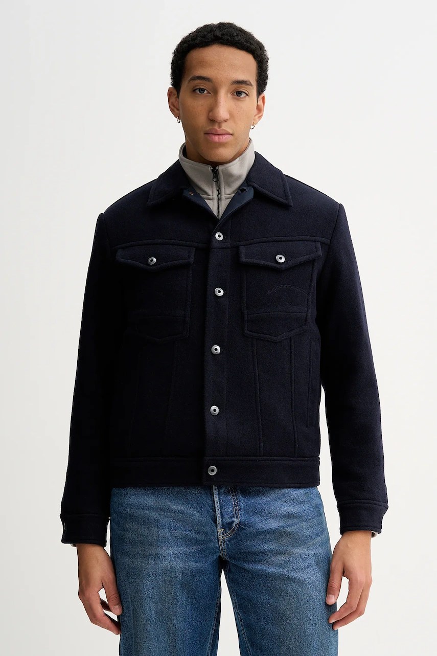 G-star jachetă din amestec de lână Wool Trucker G-star jachetă din amestec de lână Wool Trucker