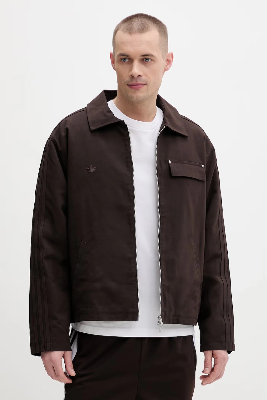 Jachetă bărbătească din bumbac adidas originals Jachetă bărbătească din bumbac adidas originals