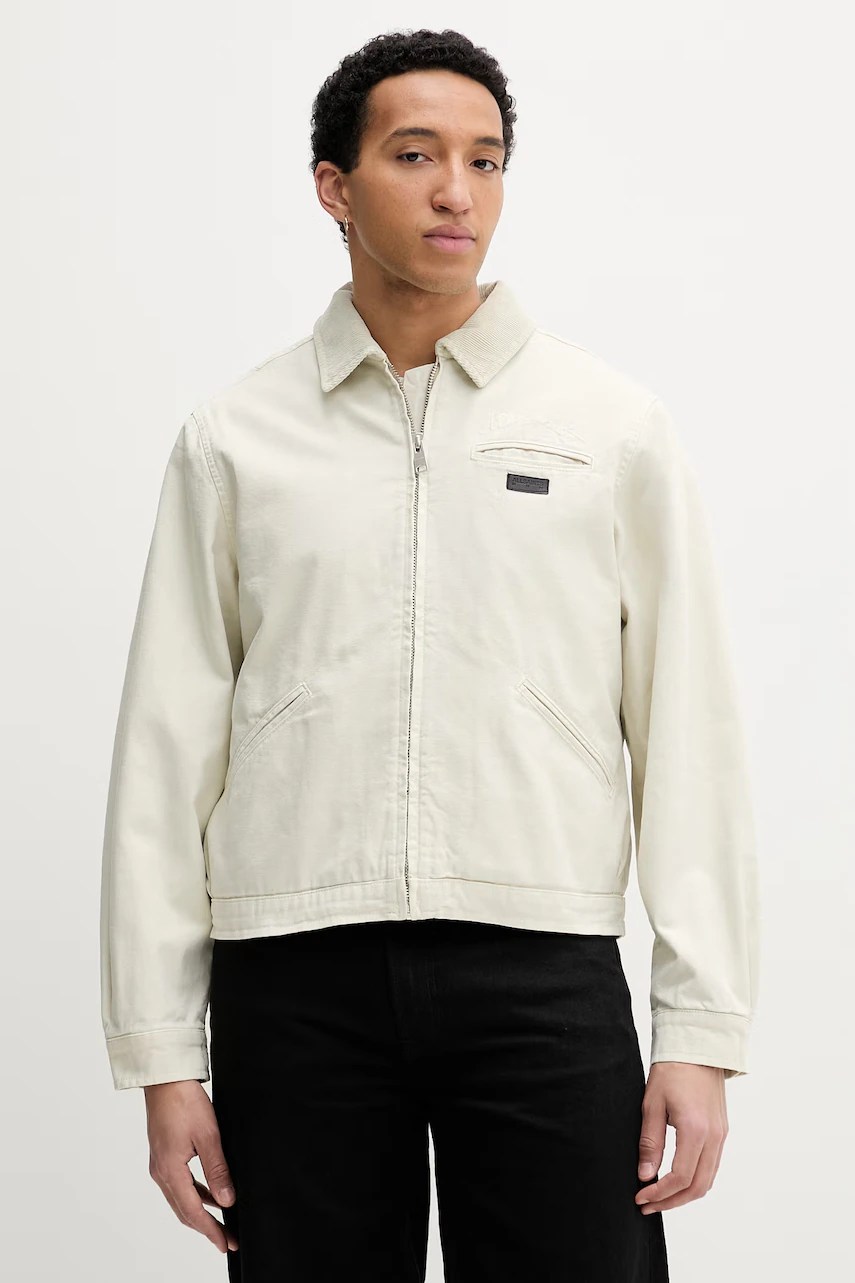 Geacă de tranziție bărbătească din bumbac AllSaints Geacă de tranziție bărbătească din bumbac AllSaints