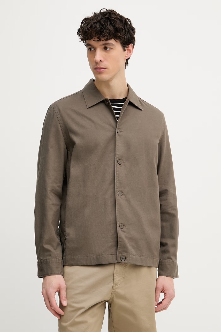 Jachetă scurtă pentru bărbați marc o’polo, cu amestec de in Jachetă scurtă pentru bărbați marc o’polo, cu amestec de in