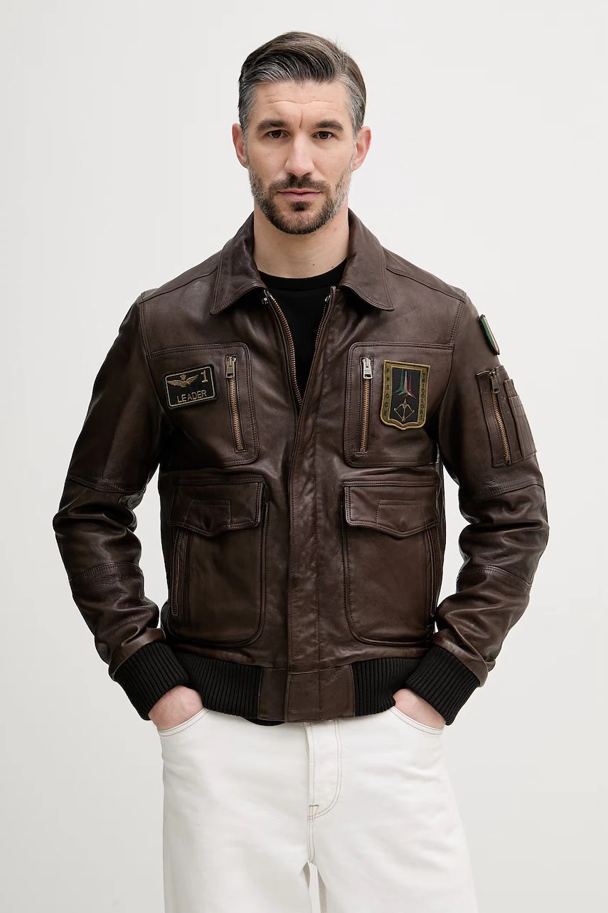 Geacă de piele aeronautica militare Geacă de piele aeronautica militare