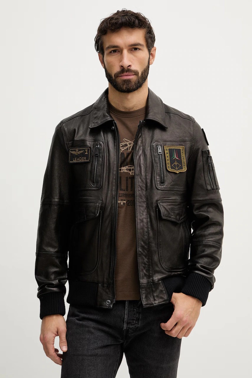 Geacă de piele aeronautica militare Geacă de piele aeronautica militare