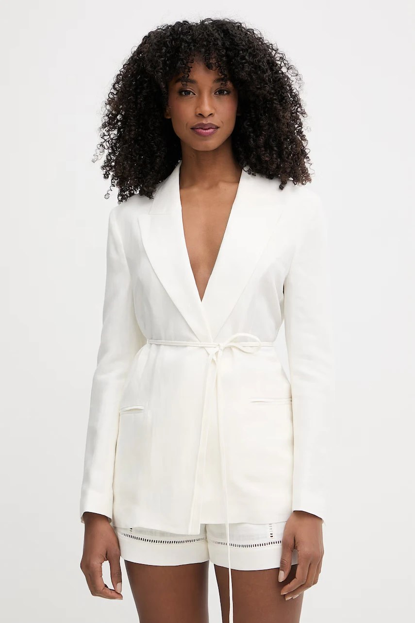 Twinset sacou de damă din in Twinset sacou de damă din in