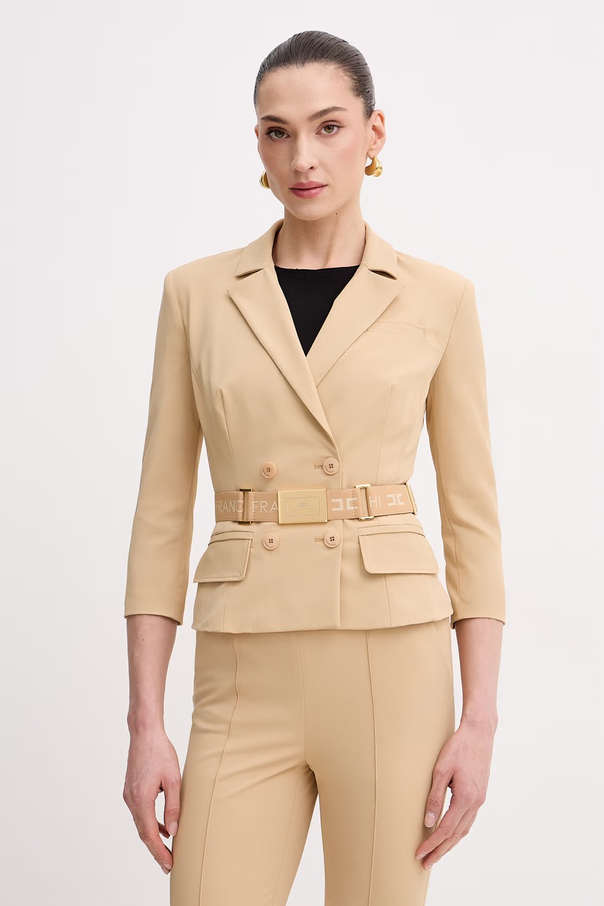 Sacou de damă elisabetta franchi cu două rânduri de nasturi Sacou de damă elisabetta franchi cu două rânduri de nasturi