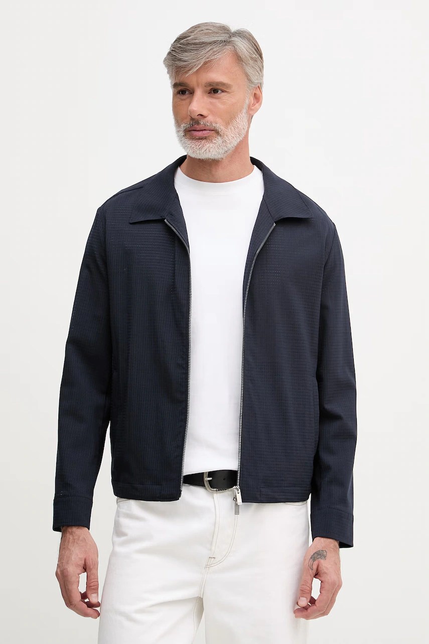 Boss jachetă scurtă bărbătească cu lână Carper Boss jachetă scurtă bărbătească cu lână Carper