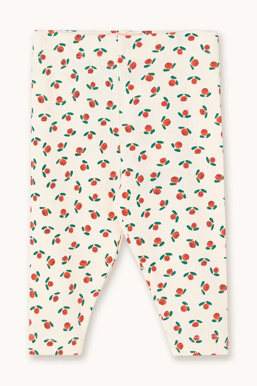 Leggins TINY ROSES RIB pentru bebeluși de la tinycottons Leggins TINY ROSES RIB pentru bebeluși de la tinycottons