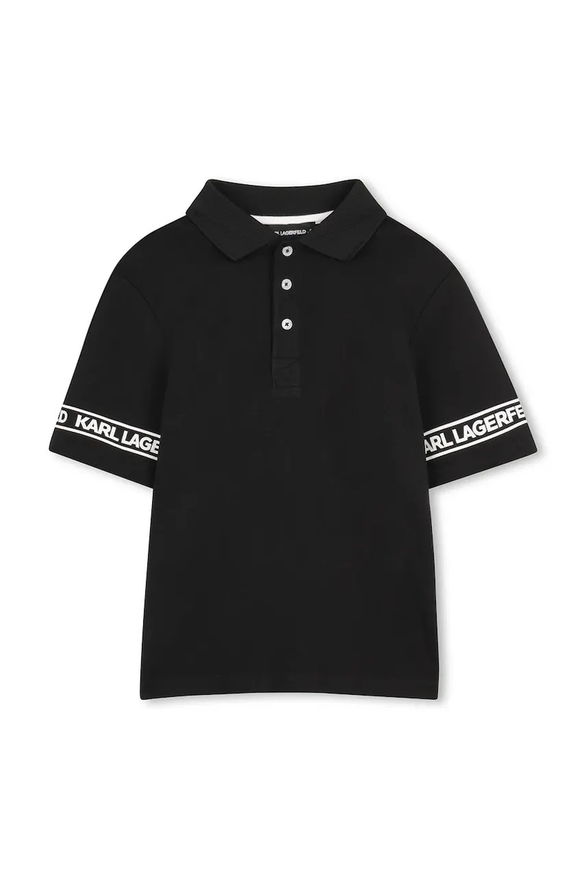 Tricou polo pentru băieți karl lagerfeld din bumbac Tricou polo pentru băieți karl lagerfeld din bumbac