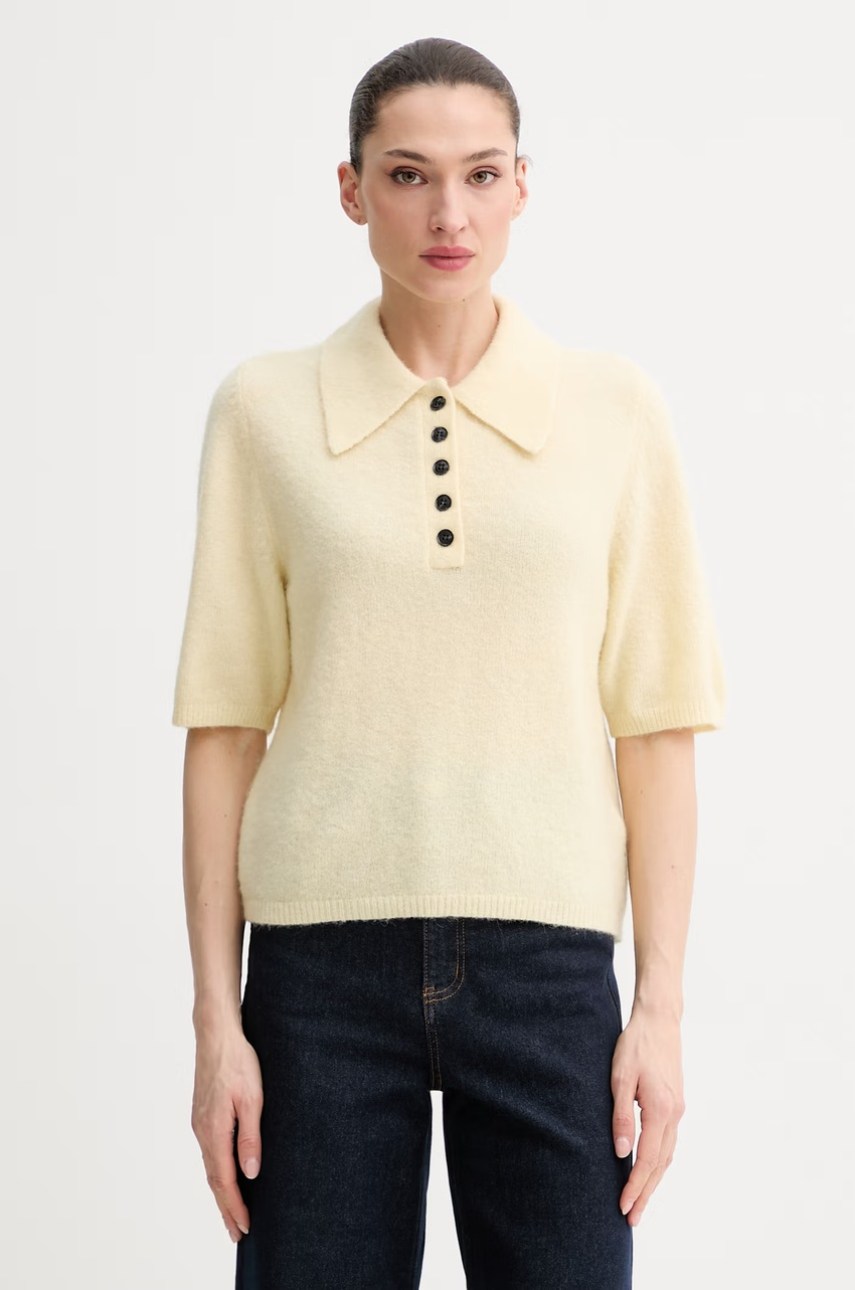 Pulover gestuz din amestec de lână Pulover gestuz din amestec de lână