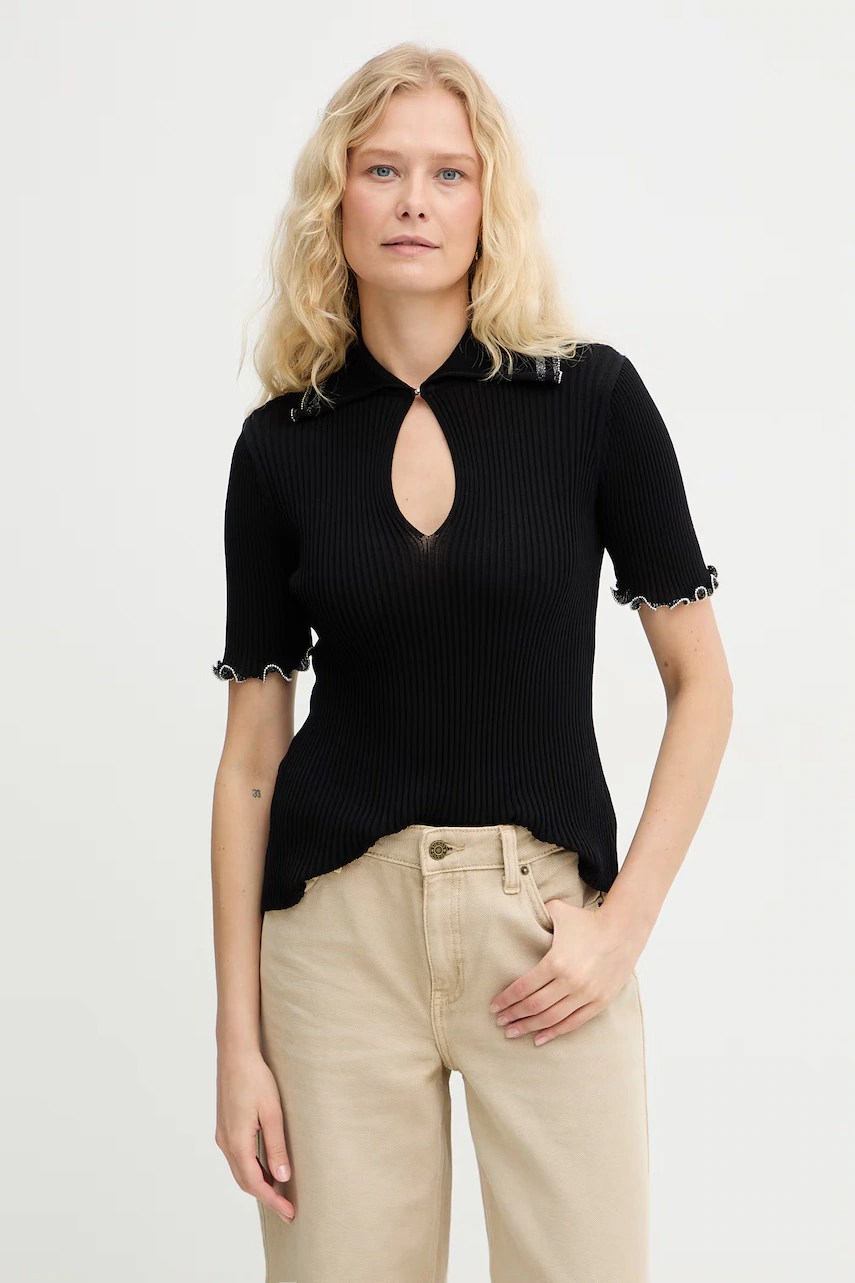 Tricou de damă pinko din bumbac Tricou de damă pinko din bumbac