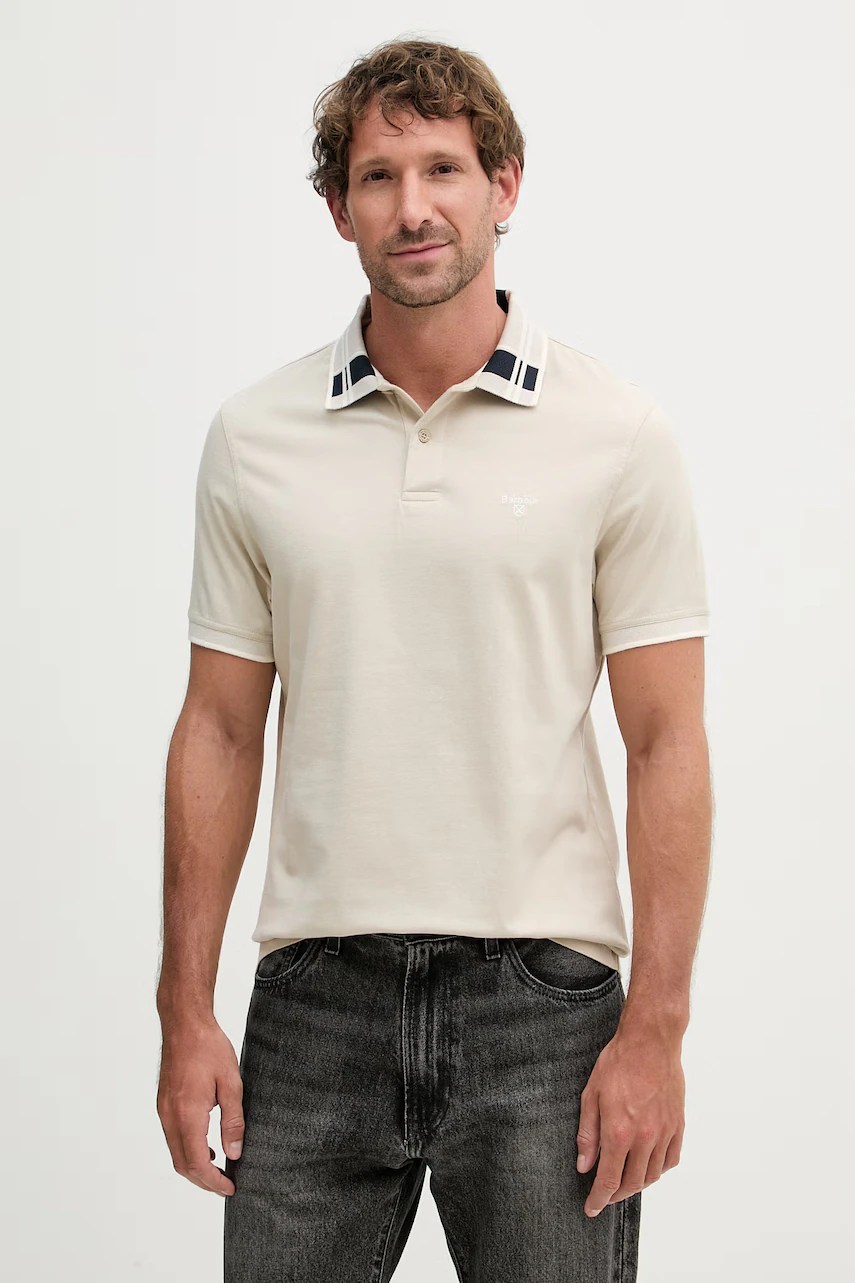 Tricou polo barbour pentru bărbați, din bumbac Callington Tricou polo barbour pentru bărbați, din bumbac Callington