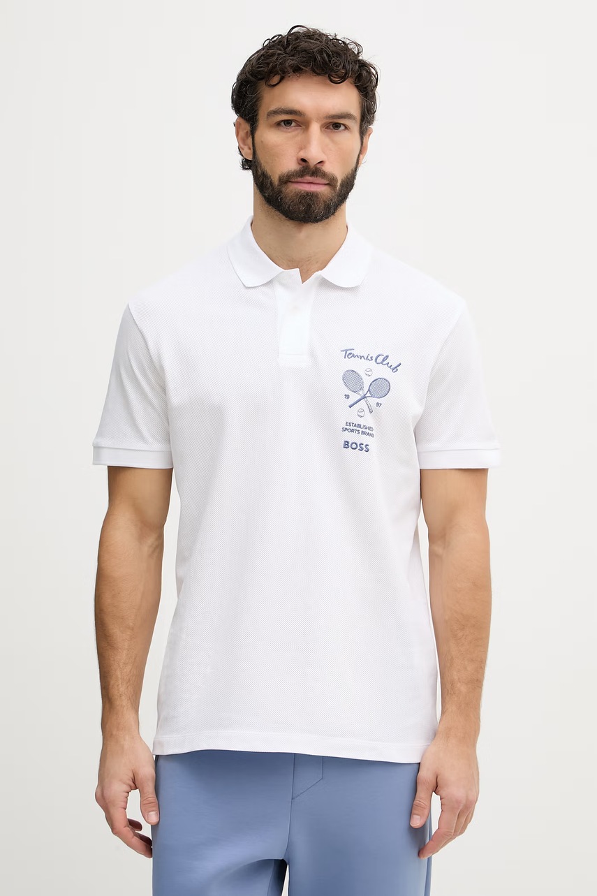 Polo BOSS green din bumbac Polo BOSS green din bumbac