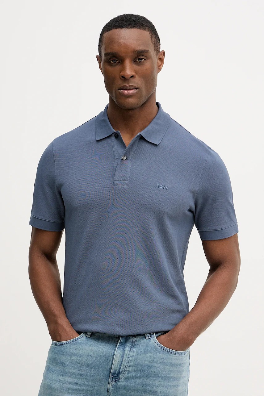 Polo bărbați BOSS din bumbac Pallas Polo bărbați BOSS din bumbac Pallas