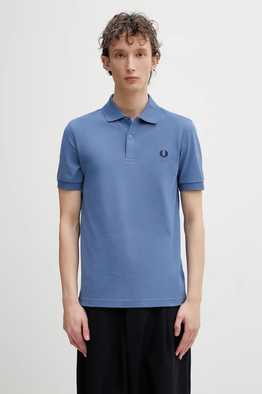 Tricou polo bărbați fred perry din bumbac Tricou polo bărbați fred perry din bumbac