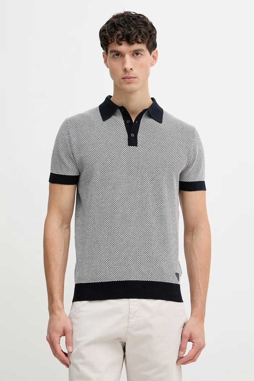 Polo bărbați guess din bumbac LAKE Polo bărbați guess din bumbac LAKE