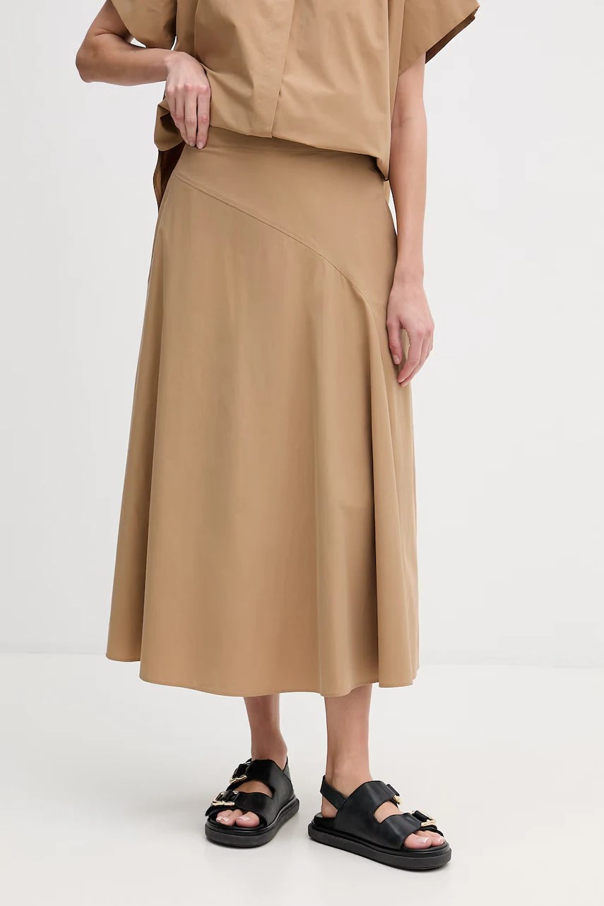 Fustă midi din bumbac ZATTERA de la weekend max mara Fustă midi din bumbac ZATTERA de la weekend max mara