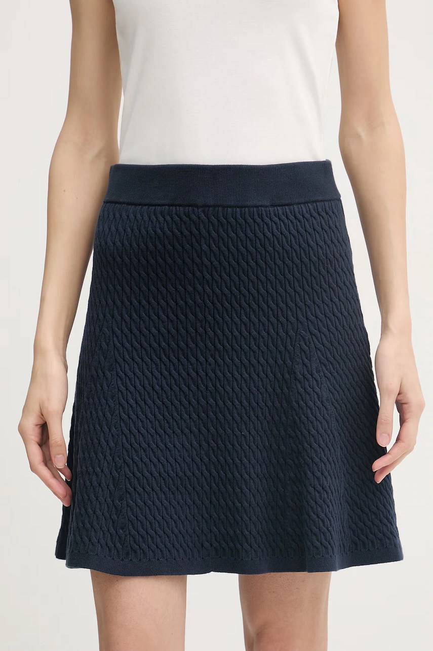 Fustă tommy hilfiger din bumbac Fustă tommy hilfiger din bumbac