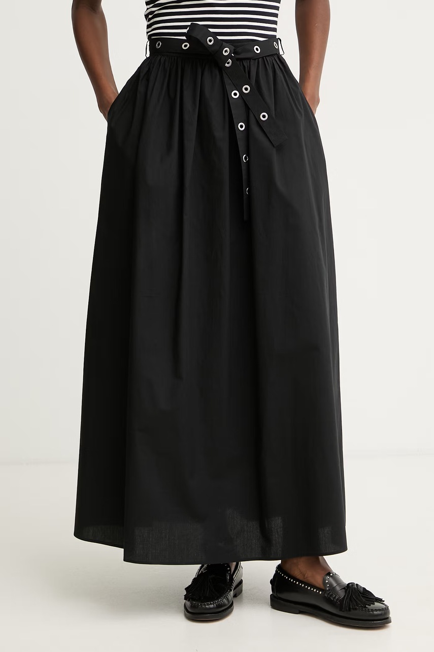 Fustă BOSS orange din bumbac c Vidol Fustă BOSS orange din bumbac c Vidol