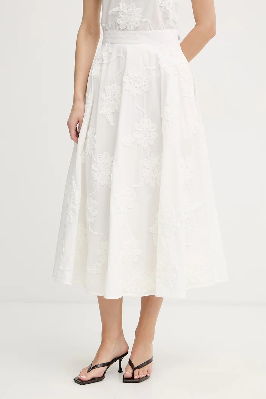 Fustă maxi din bumbac Fustă maxi din bumbac