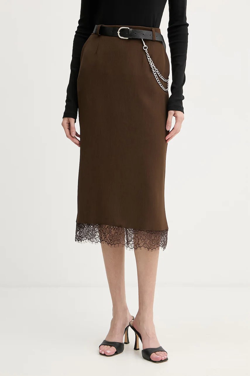 Fustă cu crăpătură haveone Fustă cu crăpătură haveone