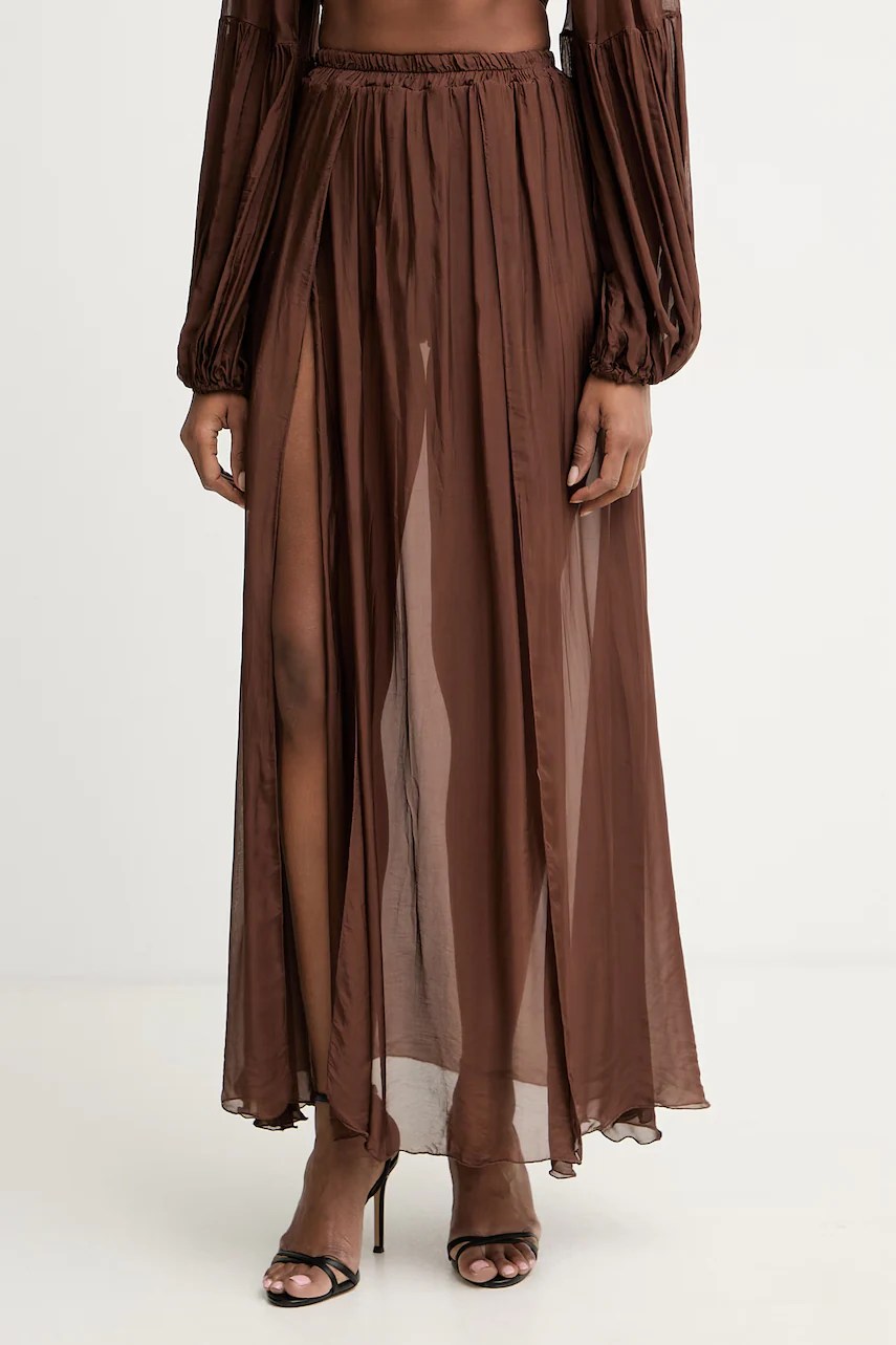 Haveone fustă din amestec de mătase Haveone fustă din amestec de mătase