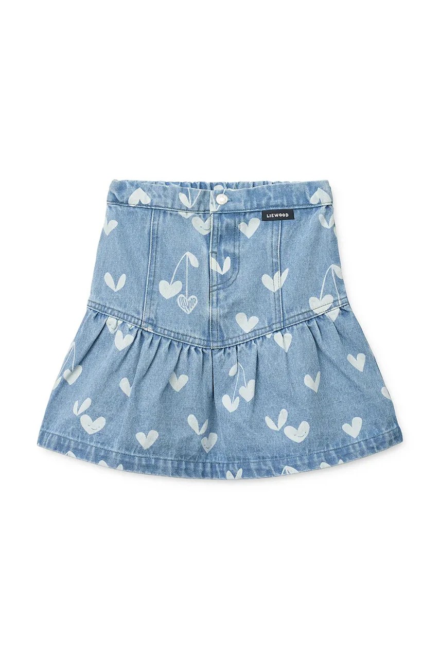 Fustă Dayla Printed Denim de la liewood Fustă Dayla Printed Denim de la liewood