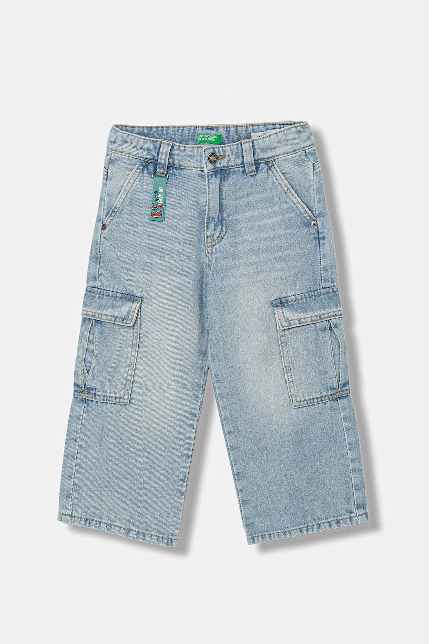 Blugi largi pentru copii united colors of benetton Blugi largi pentru copii united colors of benetton