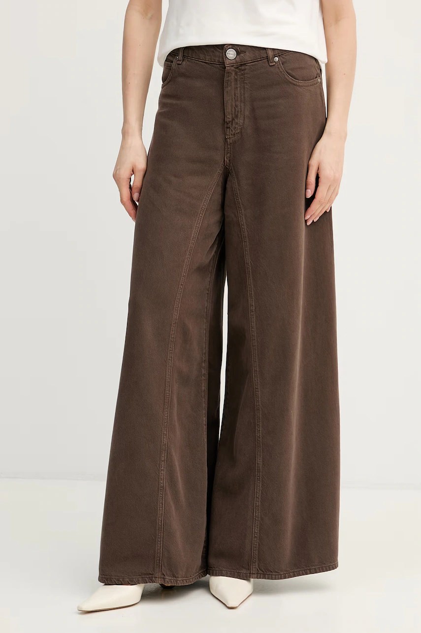 Jeans wide leg pinko pentru femei Jeans wide leg pinko pentru femei