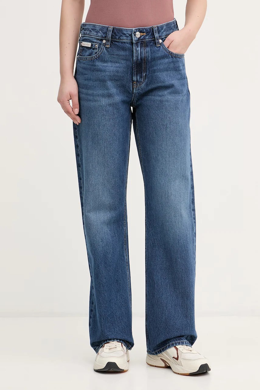 Blugi drepți pentru femei calvin klein jeans Blugi drepți pentru femei calvin klein jeans