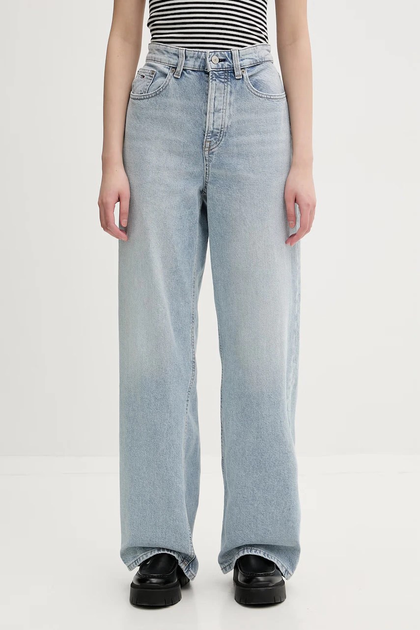 Blugi wide leg tommy jeans pentru femei Blugi wide leg tommy jeans pentru femei