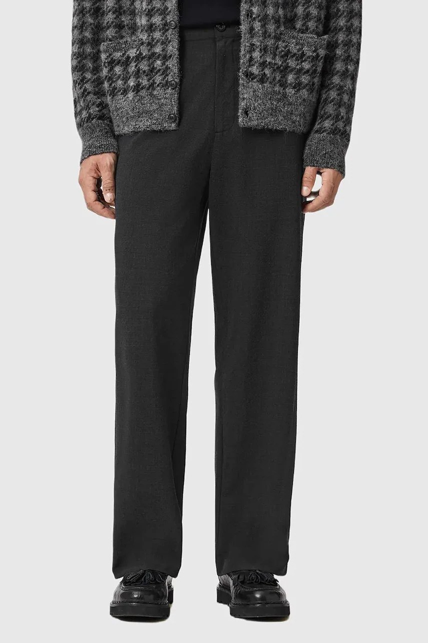 Pantaloni cu lână AllSaints Pantaloni cu lână AllSaints