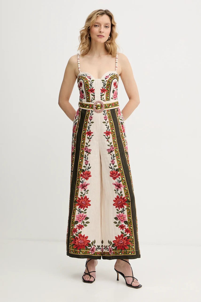 Salopetă din in farm rio Salopetă din in farm rio