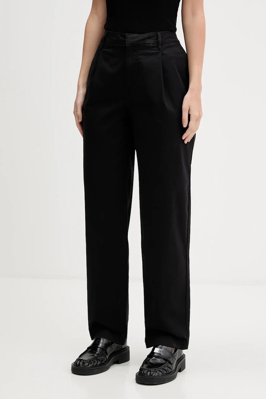 Pantaloni hugo blue hulisea-1_b cu talie înaltă Pantaloni hugo blue hulisea-1_b cu talie înaltă