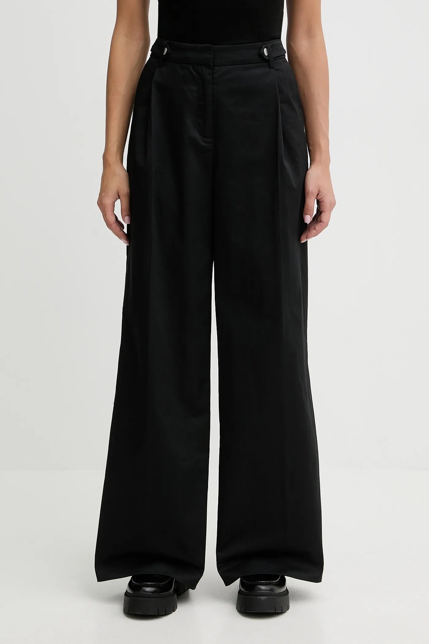 Pantaloni de bumbac karl lagerfeld jeans Pantaloni de bumbac karl lagerfeld jeans