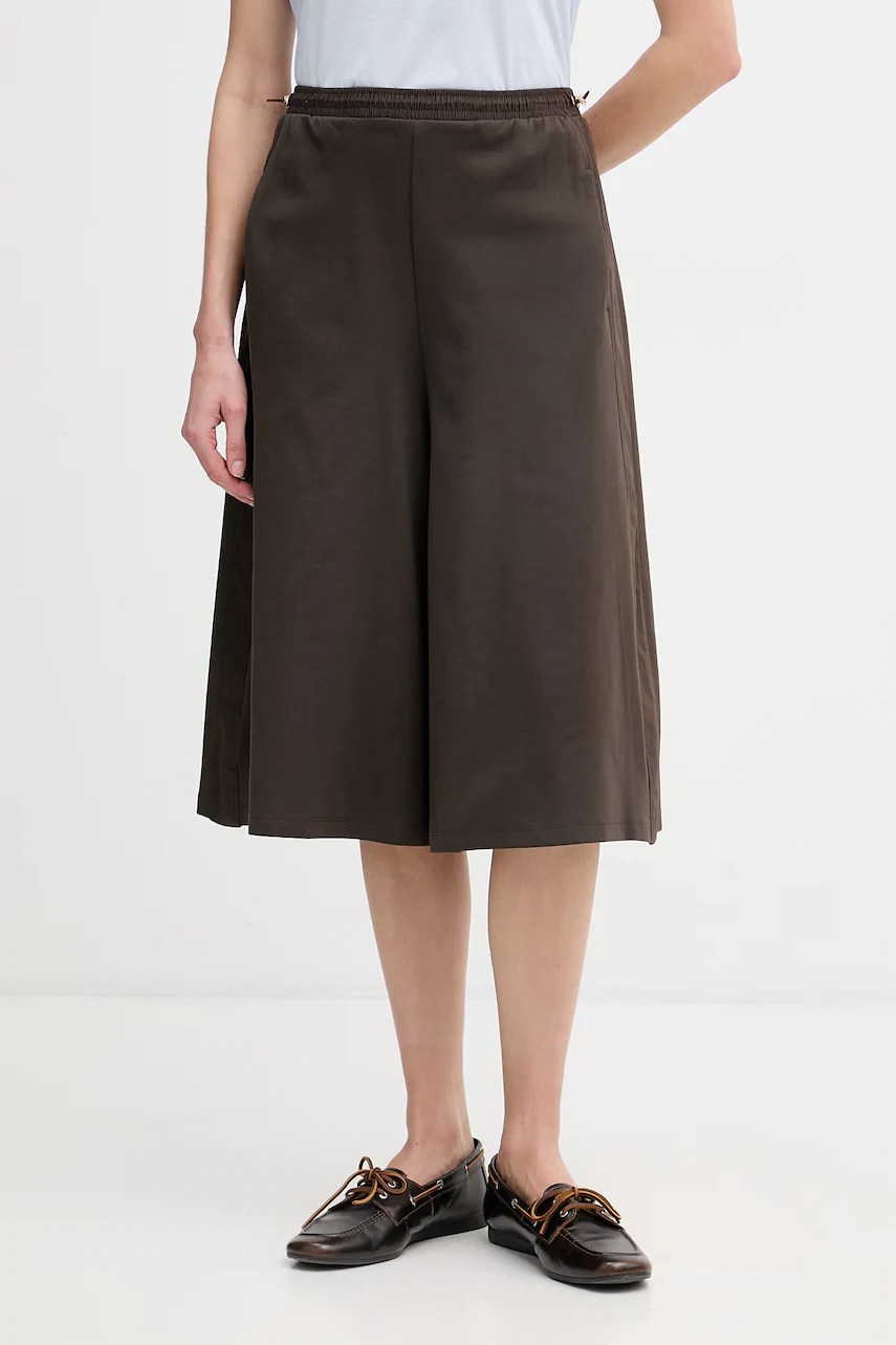 Bermude pentru femei MM by max mara din bumbac PIOMBO Bermude pentru femei MM by max mara din bumbac PIOMBO
