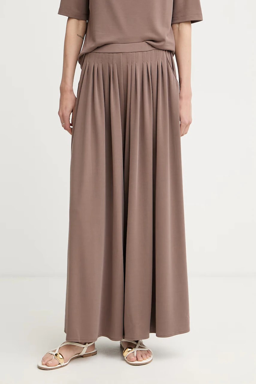 Pantaloni culottes MM by max mara pentru femei, cu modal CICALA Pantaloni culottes MM by max mara pentru femei, cu modal CICALA