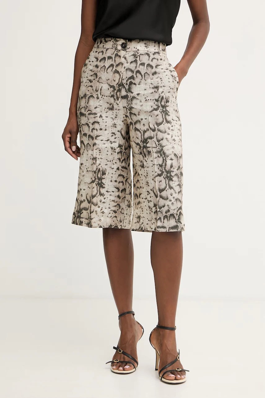 Pantaloni scurți eleganți pinko pentru femei, din bumbac Pantaloni scurți eleganți pinko pentru femei, din bumbac