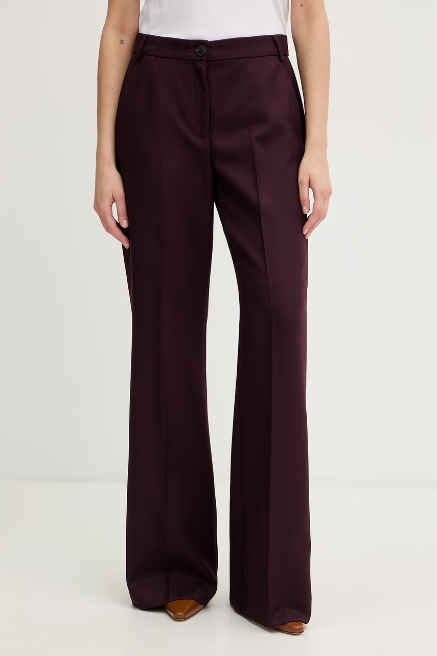 Pantaloni din stofă pentru femei max&co. cu amestec de lână MCOESTROSO Pantaloni din stofă pentru femei max&co. cu amestec de lână MCOESTROSO